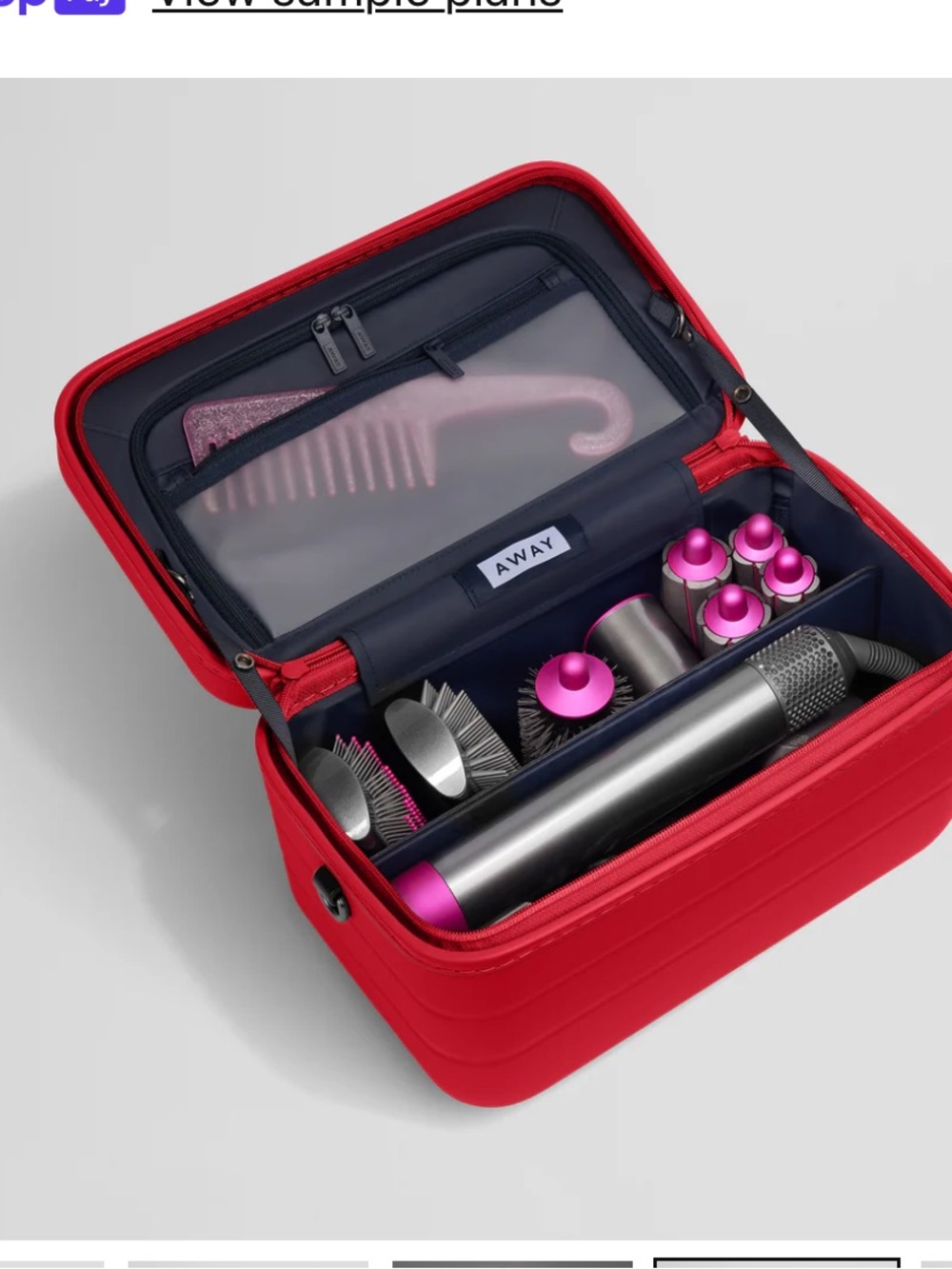 AWAY Red Travel Tech Case - Picture 2 of 9